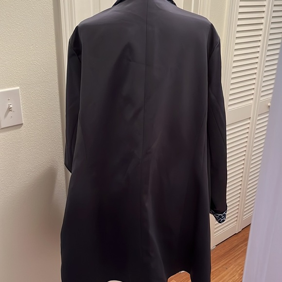 Dennis by Dennis Basso fully reversible rain trench coat - Picture 7 of 11